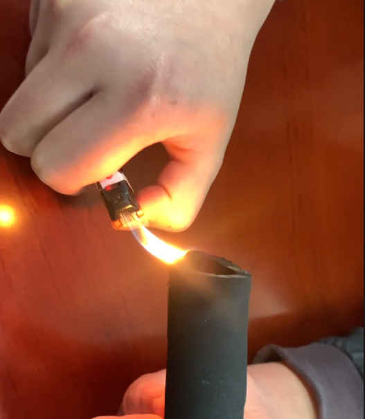 防火阻燃橡胶管视频